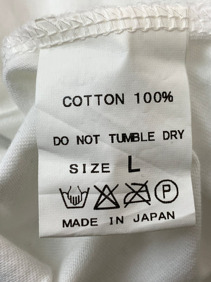 【中古品】【メンズ】 LET IT RIDE レットイットライド ×GOODENOUGH グッドイナフ PRINT TEE 七分袖 142-260531-AS-32-min サイズ：L カラー：ホワイト/ブラック 万代Net店