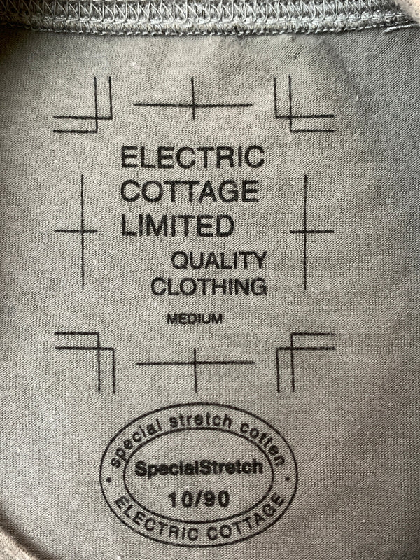 【中古品】【メンズ】 ELECTRIC COTTAGE エレクトリックコテージ ECL LOGO TEE 半袖Tシャツ ショートスリーブ 142-260531-AS-29-min サイズ：M カラー：グレー 万代Net店