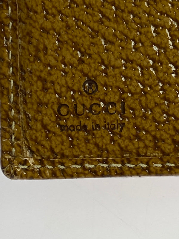 【中古品】【メンズ/レディース】 GUCCI グッチ GGライン Wホックキャンバス 二つ折り財布 115090 181-260713-KS-14-min カラー：ベージュ/ブラウン 万代Net店
