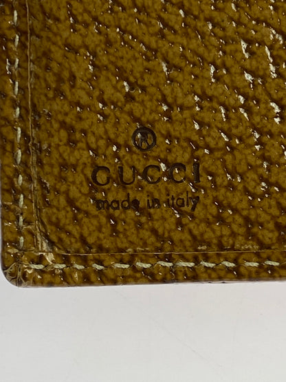 【中古品】【メンズ/レディース】 GUCCI グッチ GGライン Wホックキャンバス 二つ折り財布 115090 181-260713-KS-14-min カラー：ベージュ/ブラウン 万代Net店