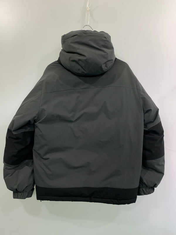 【中古品】【メンズ】 FIRST DOWN ファーストダウン 223-1514 HOODED DOWN JACKET ダウンジャケット アウター 144-260531-AS-23-min サイズ：M カラー：ブラック/グレー 万代Net店