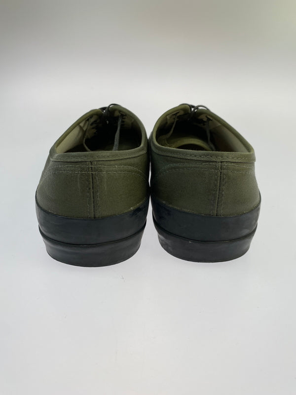 【中古品】【メンズ】 PEANUTS & CO ピーナッツアンドカンパニー × ADDICT CLOTHES アディクトクローズ WAXED COTTON P-DECK SHOES ワックスコットン デッキシューズ スニーカー メンズ 162-260524-em-13-min サイズ：10 カラー：カーキグリーン 万代Net店