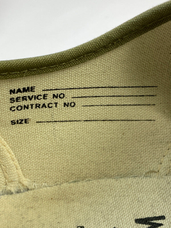 【中古品】【メンズ】 PEANUTS & CO ピーナッツアンドカンパニー × ADDICT CLOTHES アディクトクローズ WAXED COTTON P-DECK SHOES ワックスコットン デッキシューズ スニーカー メンズ 162-260524-em-13-min サイズ：10 カラー：カーキグリーン 万代Net店