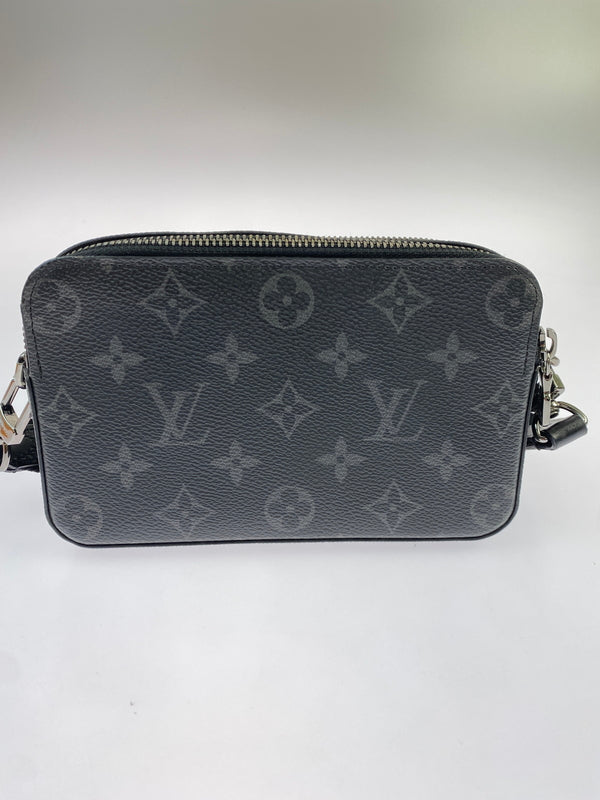 【中古品】【メンズ】 LOUIS VUITTON ルイ・ヴィトン M81260 モノグラム エクリプス アルファ・ウェアラブル ショルダーバッグ 179-260530-KS-11-min カラー：ブラック 万代Net店