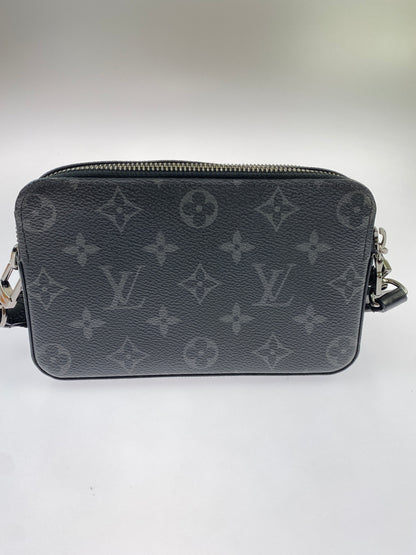 【中古品】【メンズ】 LOUIS VUITTON ルイ・ヴィトン M81260 モノグラム エクリプス アルファ・ウェアラブル ショルダーバッグ 179-260530-KS-11-min カラー：ブラック 万代Net店