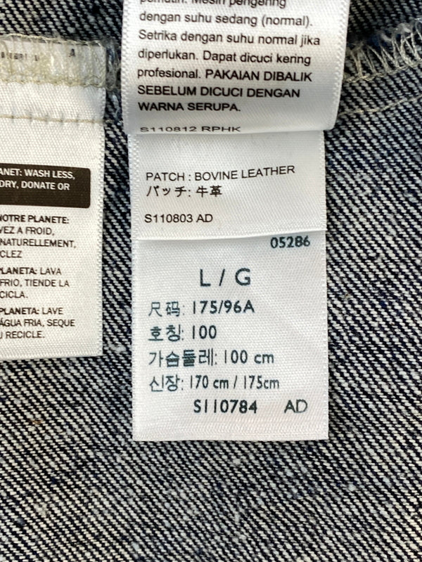 【中古品】【メンズ】 LEVI'S リーバイス TYPE 1 TRUCKER JACKET A3174-0002 タイプ 1 トラッカージャケット デニムジャケット ライトアウター 147-260529-yn-06-min サイズ：L カラー：インディゴ 万代Net店
