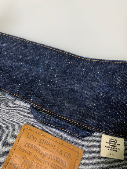 【中古品】【メンズ】 LEVI'S リーバイス TYPE 1 TRUCKER JACKET A3174-0002 タイプ 1 トラッカージャケット デニムジャケット ライトアウター 147-260529-yn-06-min サイズ：L カラー：インディゴ 万代Net店