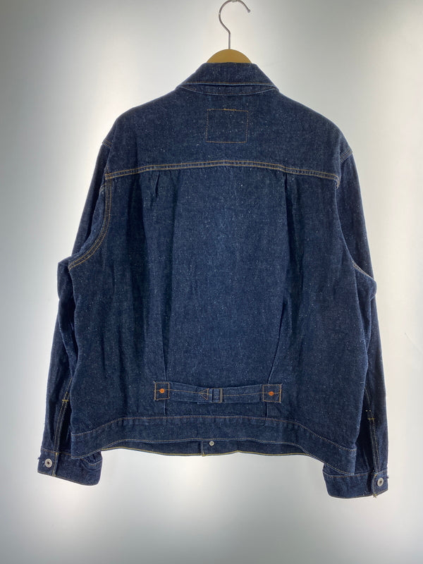 【中古品】【メンズ】 LEVI'S リーバイス TYPE 1 TRUCKER JACKET A3174-0002 タイプ 1 トラッカージャケット デニムジャケット ライトアウター 147-260529-yn-06-min サイズ：L カラー：インディゴ 万代Net店