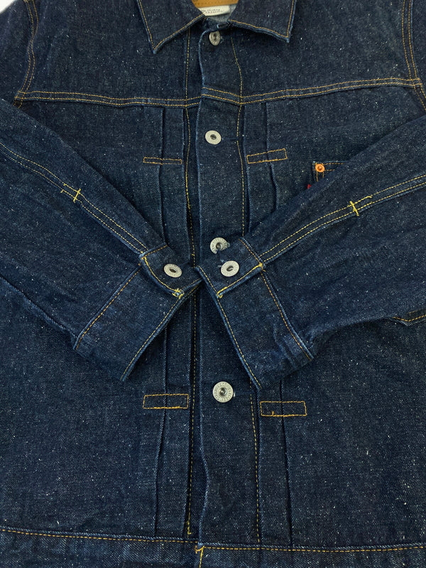 【中古品】【メンズ】 LEVI'S リーバイス TYPE 1 TRUCKER JACKET A3174-0002 タイプ 1 トラッカージャケット デニムジャケット ライトアウター 147-260529-yn-06-min サイズ：L カラー：インディゴ 万代Net店
