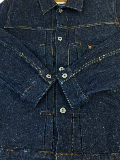 【中古品】【メンズ】 LEVI'S リーバイス TYPE 1 TRUCKER JACKET A3174-0002 タイプ 1 トラッカージャケット デニムジャケット ライトアウター 147-260529-yn-06-min サイズ：L カラー：インディゴ 万代Net店