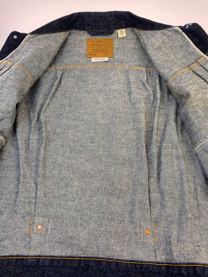 【中古品】【メンズ】 LEVI'S リーバイス TYPE 1 TRUCKER JACKET A3174-0002 タイプ 1 トラッカージャケット デニムジャケット ライトアウター 147-260529-yn-06-min サイズ：L カラー：インディゴ 万代Net店