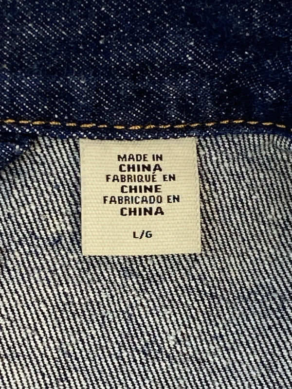 【中古品】【メンズ】 LEVI'S リーバイス TYPE 1 TRUCKER JACKET A3174-0002 タイプ 1 トラッカージャケット デニムジャケット ライトアウター 147-260529-yn-06-min サイズ：L カラー：インディゴ 万代Net店