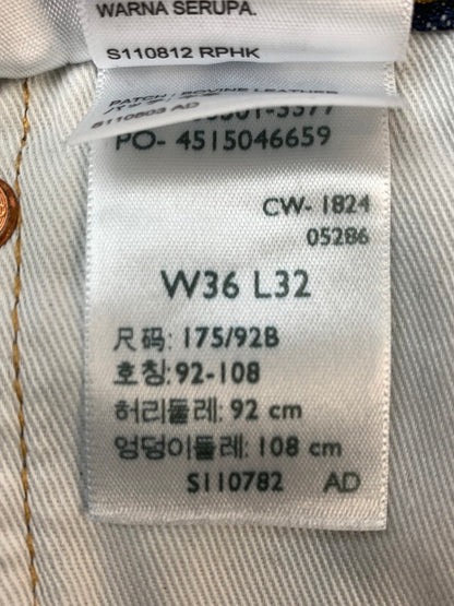 【中古品】【メンズ】 LEVI'S リーバイス 501DENIM PANTS INDIGO 00501-3377 501デニムパンツ メンズ ボトムス ジーンズ ジーパン 158-260612-em-03-min サイズ：W36×L32 カラー：インディゴブルー 万代Net店