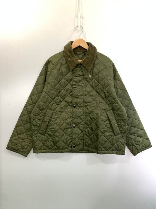 【中古美品】【メンズ】 BARBOUR バーブァー TRANSPORT QUILTED JACKET 242MQU1796 トランスポート キルティング ジャケット アウター 144-260526-jt-15-min サイズ：38 カラー：オリーブ 万代Net店