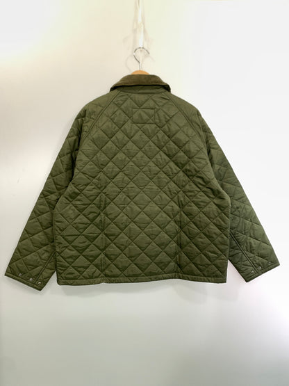 【中古美品】【メンズ】 BARBOUR バーブァー TRANSPORT QUILTED JACKET 242MQU1796 トランスポート キルティング ジャケット アウター 144-260526-jt-15-min サイズ：38 カラー：オリーブ 万代Net店