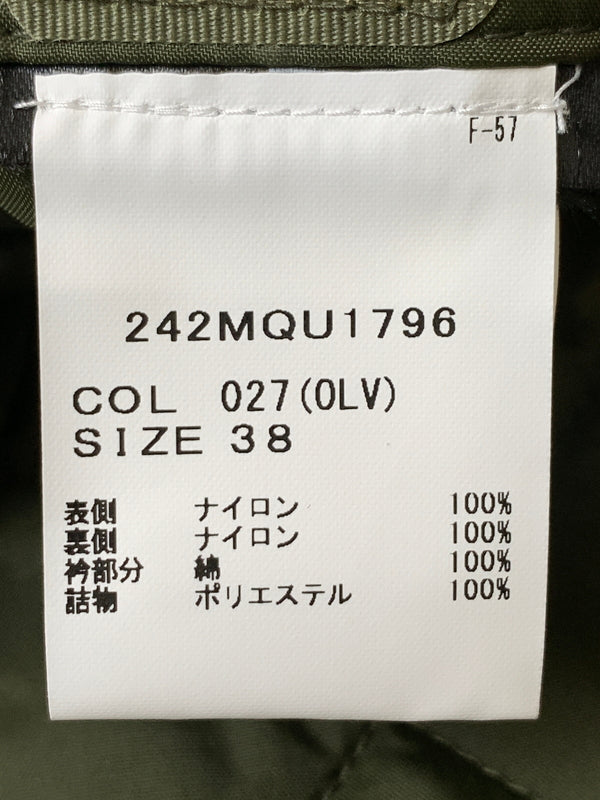 【中古美品】【メンズ】 BARBOUR バーブァー TRANSPORT QUILTED JACKET 242MQU1796 トランスポート キルティング ジャケット アウター 144-260526-jt-15-min サイズ：38 カラー：オリーブ 万代Net店