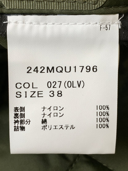 【中古美品】【メンズ】 BARBOUR バーブァー TRANSPORT QUILTED JACKET 242MQU1796 トランスポート キルティング ジャケット アウター 144-260526-jt-15-min サイズ：38 カラー：オリーブ 万代Net店