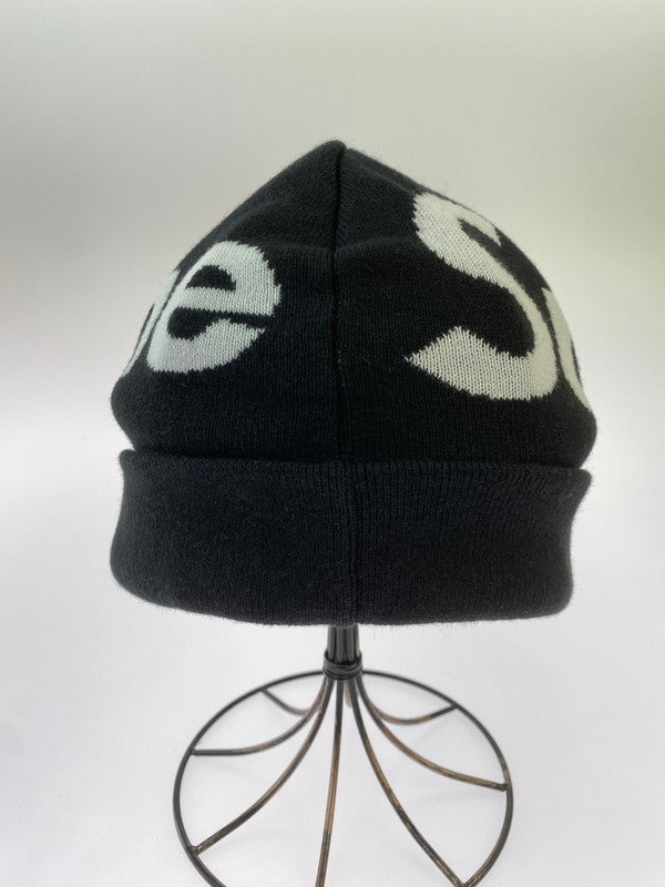 kapital キャピタル ニット帽　ビーニー ロングキャップ ブラック 中古 キャピタル KAPITAL 5G クラブ ニット CAP リブ編み ローゲージ