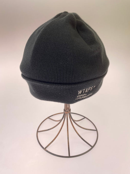 【中古品】【メンズ/レディース】 WTAPS ダブルタップス BEANIE 22AW 222MADT-HT02 ビーニー 帽子 ニット帽 キャップ 185-260524-em-52-min サイズ：00 カラー：ブラック 万代Net店