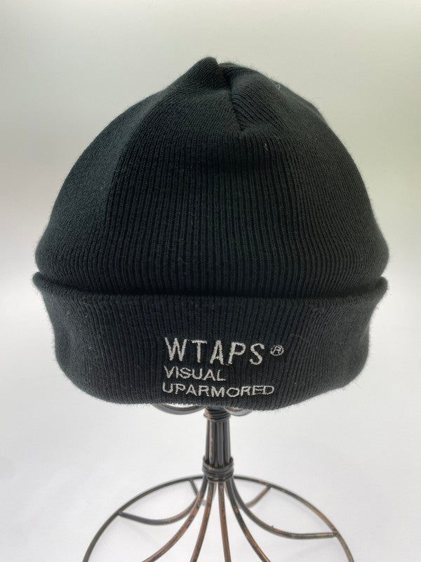 【中古品】【メンズ/レディース】 WTAPS ダブルタップス BEANIE 22AW 222MADT-HT02 ビーニー 帽子 ニット帽 キャップ 185-260524-em-52-min サイズ：00 カラー：ブラック 万代Net店