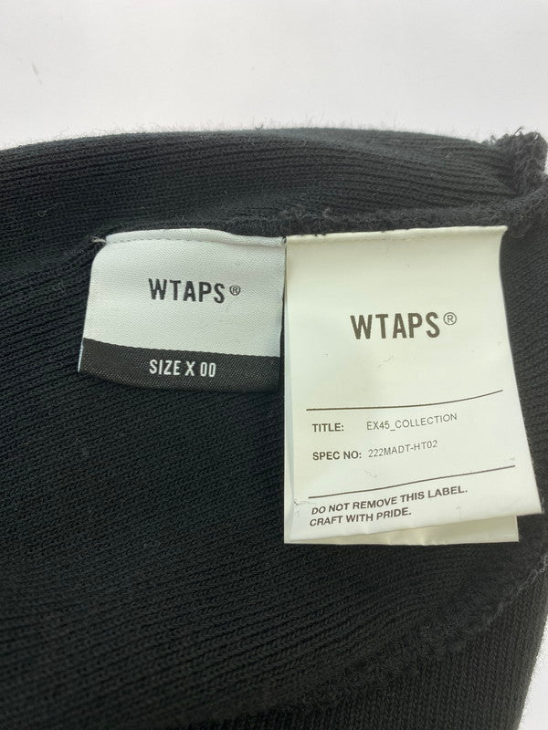 【中古品】【メンズ/レディース】 WTAPS ダブルタップス BEANIE 22AW 222MADT-HT02 ビーニー 帽子 ニット帽 キャップ 185-260524-em-52-min サイズ：00 カラー：ブラック 万代Net店