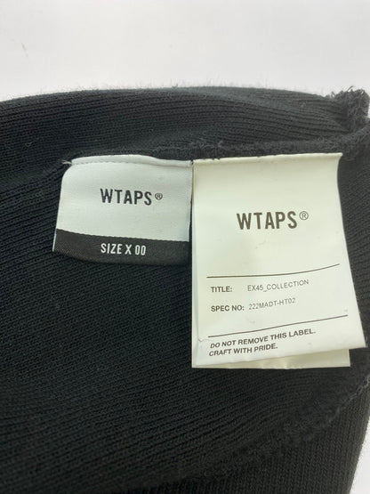 【中古品】【メンズ/レディース】 WTAPS ダブルタップス BEANIE 22AW 222MADT-HT02 ビーニー 帽子 ニット帽 キャップ 185-260524-em-52-min サイズ：00 カラー：ブラック 万代Net店