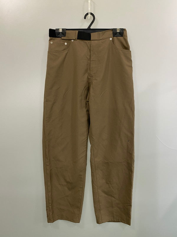 【現状渡し品】【メンズ】 GRAPHPAPER グラフペーパー 21AW HIGH COUNT WOOL FIVE POCKET CHEF PANTS GM214-40006 ハイカウントウールファイヴポケットシェフパンツ スラックス 151-260606-kt-11-min サイズ：F カラー：ブラウン 万代Net店