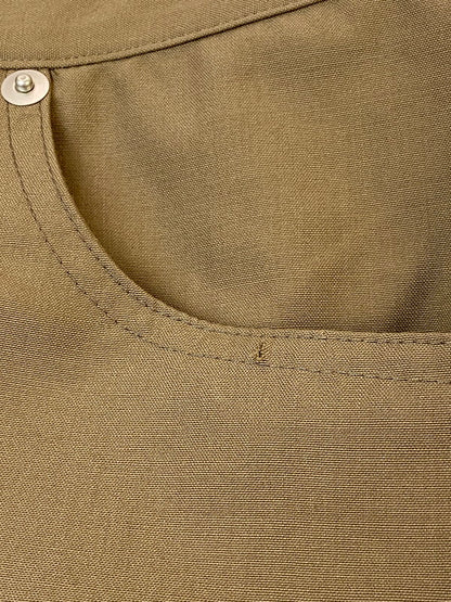 【現状渡し品】【メンズ】 GRAPHPAPER グラフペーパー 21AW HIGH COUNT WOOL FIVE POCKET CHEF PANTS GM214-40006 ハイカウントウールファイヴポケットシェフパンツ スラックス 151-260606-kt-11-min サイズ：F カラー：ブラウン 万代Net店