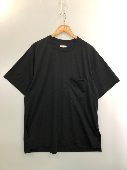 【中古品】【メンズ】 Y-3 ワイスリー GV4244 CLASSIC PAPER JERSEY POCKET TEE 半袖Tシャツ ショートスリーブ 140-260531-AS-36-min サイズ：S カラー：ブラック 万代Net店