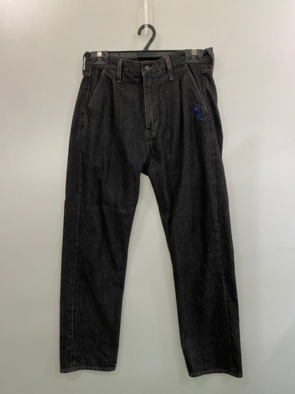 【中古品】【メンズ】 FENG CHEN WANG × LEVI'S フェン・チェン・ワン リーバイス DENIM PANT デニムパンツ 刺繍 153-260606-kt-10-min サイズ：W31 カラー：ブラック 万代Net店