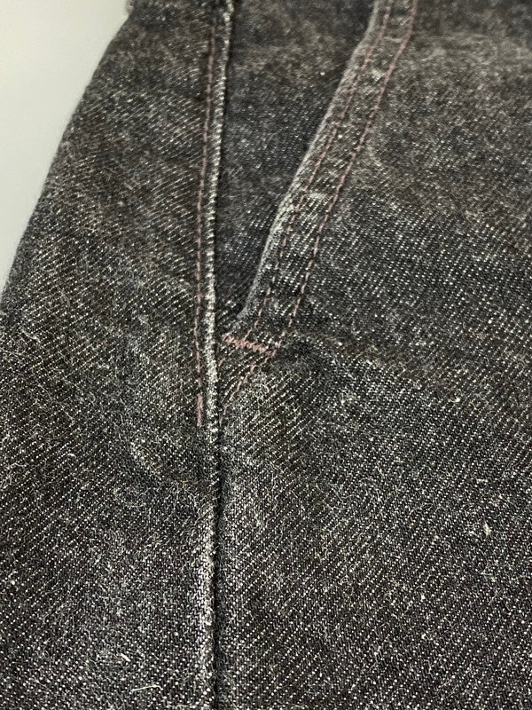 【中古品】【メンズ】 FENG CHEN WANG × LEVI'S フェン・チェン・ワン リーバイス DENIM PANT デニムパンツ 刺繍 153-260606-kt-10-min サイズ：W31 カラー：ブラック 万代Net店