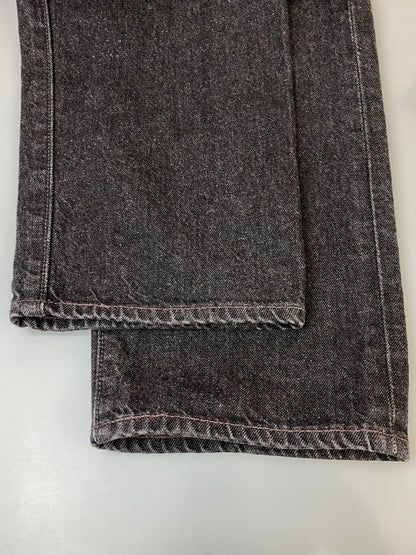 【中古品】【メンズ】 FENG CHEN WANG × LEVI'S フェン・チェン・ワン リーバイス DENIM PANT デニムパンツ 刺繍 153-260606-kt-10-min サイズ：W31 カラー：ブラック 万代Net店