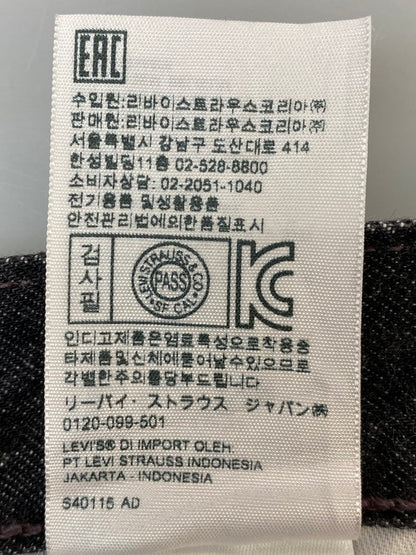 【中古品】【メンズ】 FENG CHEN WANG × LEVI'S フェン・チェン・ワン リーバイス DENIM PANT デニムパンツ 刺繍 153-260606-kt-10-min サイズ：W31 カラー：ブラック 万代Net店
