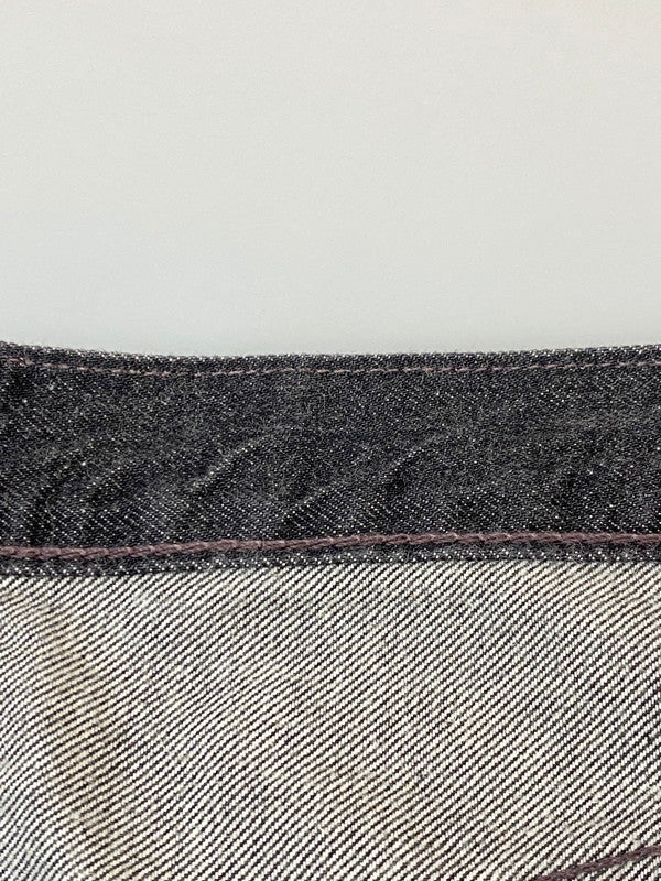 【中古品】【メンズ】 FENG CHEN WANG × LEVI'S フェン・チェン・ワン リーバイス DENIM PANT デニムパンツ 刺繍 153-260606-kt-10-min サイズ：W31 カラー：ブラック 万代Net店