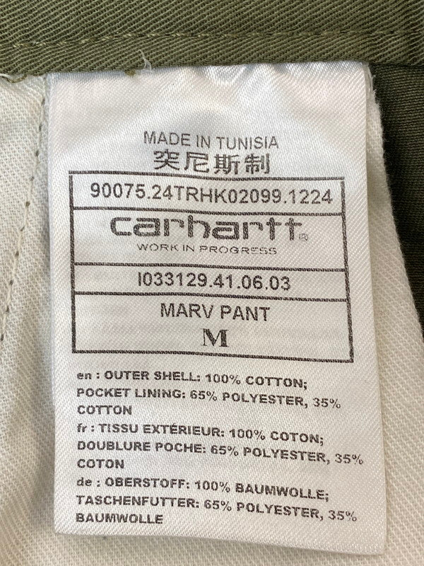 【中古品】【メンズ】 CARHARTT WIP カーハート ワーク・イン・プログレス MARV PANT I033129 マーヴパンツ チノパン 153-260606-kt-06-min サイズ：M カラー：カーキ 万代Net店