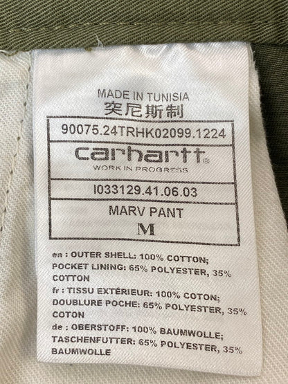 【中古品】【メンズ】 CARHARTT WIP カーハート ワーク・イン・プログレス MARV PANT I033129 マーヴパンツ チノパン 153-260606-kt-06-min サイズ：M カラー：カーキ 万代Net店