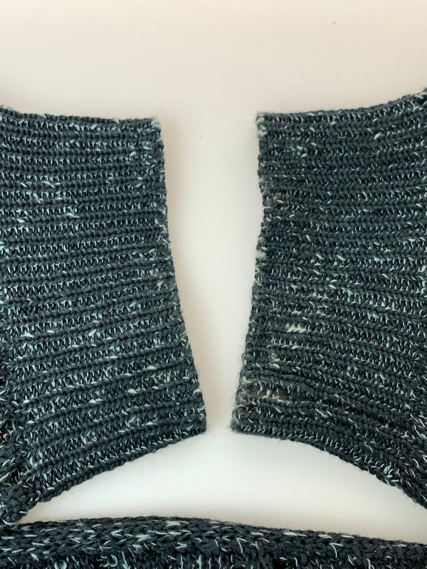 【中古品】【メンズ】 YOKE ヨーク MESHED KNIT CREWNECK YK22SS0346S メッシュニットクルーネック トップス 140-260529-yn-19-min サイズ：3 カラー：ネイビー 万代Net店