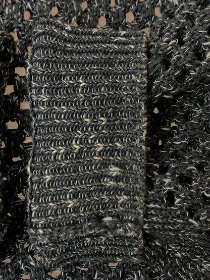 【中古品】【メンズ】 YOKE ヨーク MESHED KNIT CREWNECK YK22SS0346S メッシュニットクルーネック トップス 140-260529-yn-19-min サイズ：3 カラー：ネイビー 万代Net店