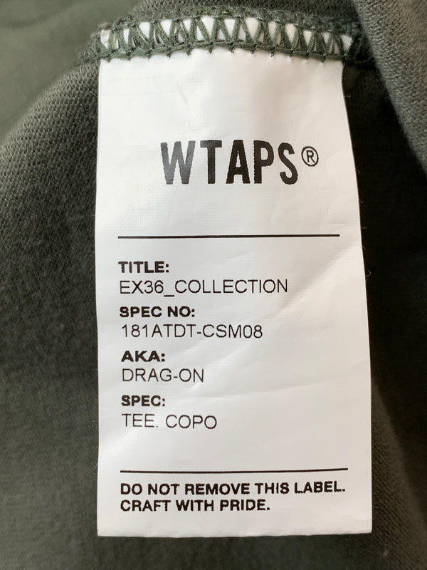 【中古品】【メンズ】 WTAPS ダブルタップス DRAG-ON TEE 181ATDT-CSM08 ハーフジッププルオーバー アノラックパーカー ライトアウター 142-260529-yn-20-min サイズ：03 カラー：オリーブグリーン 万代Net店