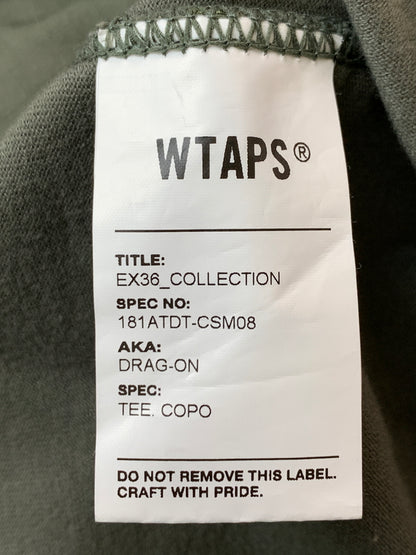 【中古品】【メンズ】 WTAPS ダブルタップス DRAG-ON TEE 181ATDT-CSM08 ハーフジッププルオーバー アノラックパーカー ライトアウター 142-260529-yn-20-min サイズ：03 カラー：オリーブグリーン 万代Net店
