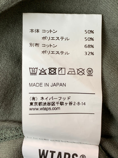 【中古品】【メンズ】 WTAPS ダブルタップス DRAG-ON TEE 181ATDT-CSM08 ハーフジッププルオーバー アノラックパーカー ライトアウター 142-260529-yn-20-min サイズ：03 カラー：オリーブグリーン 万代Net店