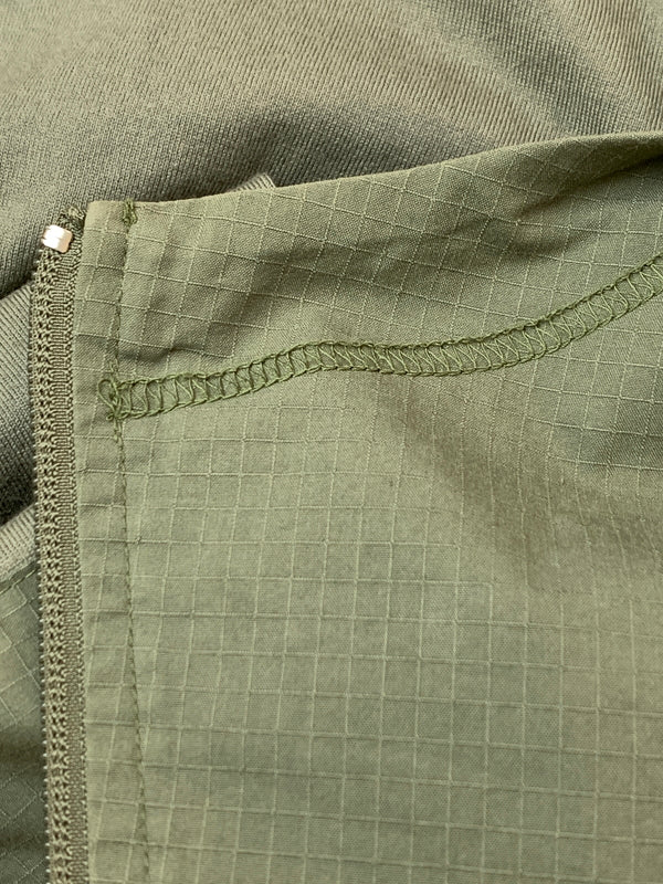 【中古品】【メンズ】 WTAPS ダブルタップス DRAG-ON TEE 181ATDT-CSM08 ハーフジッププルオーバー アノラックパーカー ライトアウター 142-260529-yn-20-min サイズ：03 カラー：オリーブグリーン 万代Net店