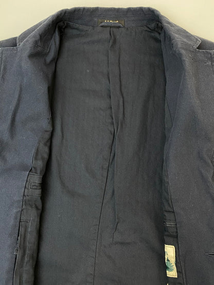 【中古品】【メンズ】 L.L.BEAN エルエルビーン TAILORED JACKET テーラードジャケット アウター 144-260605-kt-01-min サイズ：48 カラー：ネイビー 万代Net店