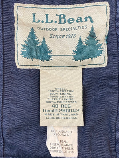 【中古品】【メンズ】 L.L.BEAN エルエルビーン TAILORED JACKET テーラードジャケット アウター 144-260605-kt-01-min サイズ：48 カラー：ネイビー 万代Net店