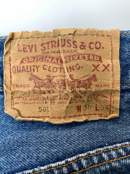 【中古品】【メンズ】 LEVI'S リーバイス 90's 501 DENIM PANTS 90年代 デニムパンツ ボトムス 157-260529-yn-25-min サイズ：W38 L34 カラー：インディゴ 万代Net店