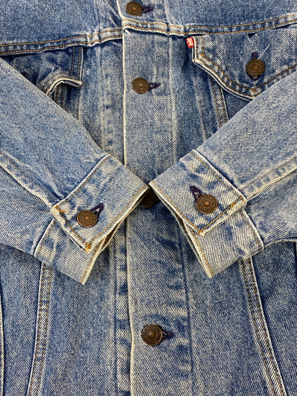 【中古品】【メンズ】 LEVI'S リーバイス 80-90's DENIM JACKET 70506 80-90年代 デニムジャケット ライトアウター 146-260529-yn-05-min サイズ：44 カラー：ライトインディゴ 万代Net店