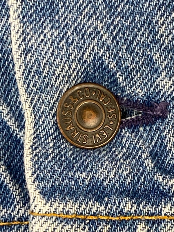 【中古品】【メンズ】 LEVI'S リーバイス 80-90's DENIM JACKET 70506 80-90年代 デニムジャケット ライトアウター 146-260529-yn-05-min サイズ：44 カラー：ライトインディゴ 万代Net店