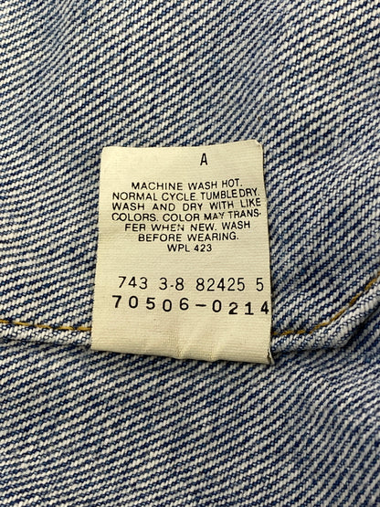 【中古品】【メンズ】 LEVI'S リーバイス 80-90's DENIM JACKET 70506 80-90年代 デニムジャケット ライトアウター 146-260529-yn-05-min サイズ：44 カラー：ライトインディゴ 万代Net店