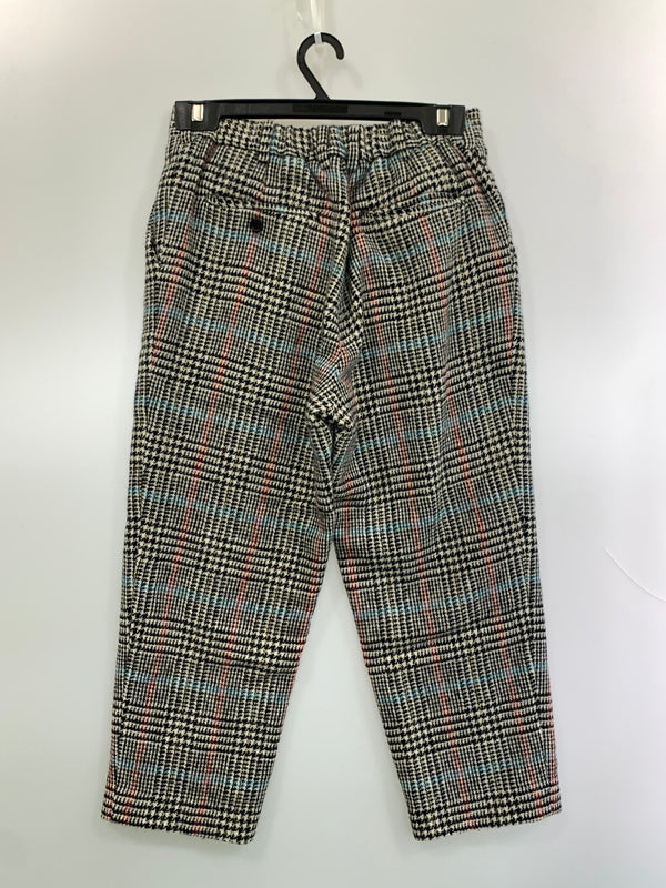 【中古品】【メンズ】 MARKAWARE マーカウェア CLASSIC FIT TROUSERS ORGANIC WOOL CHECK SERGE A19C-02PT02C クラシック フィット トラウザーズ オーガニック ウール チェック サージ パンツ ボトムス 151-260529-yn-32-min サイズ：2 カラー：ブラック 万代Net店