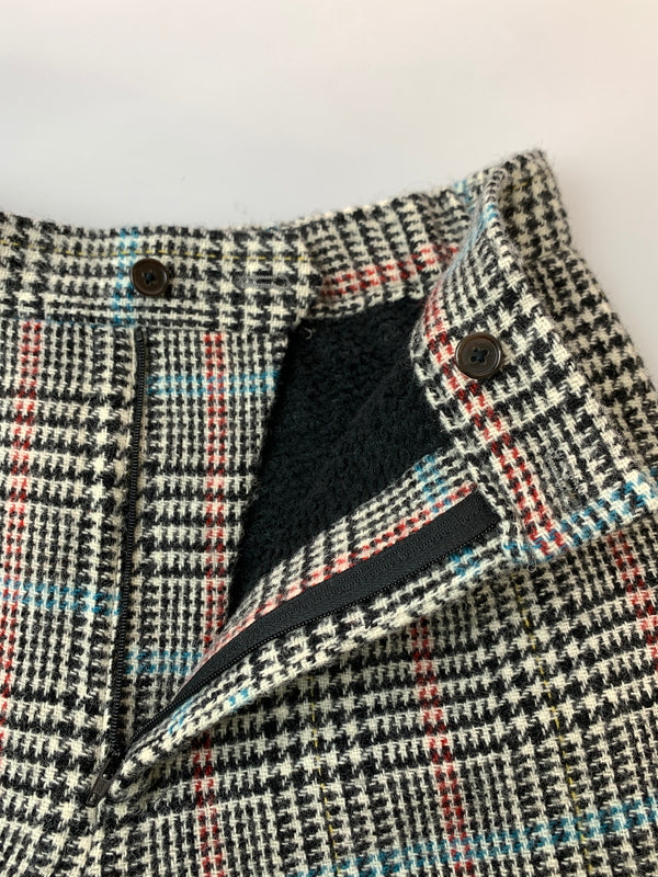 【中古品】【メンズ】 MARKAWARE マーカウェア CLASSIC FIT TROUSERS ORGANIC WOOL CHECK SERGE A19C-02PT02C クラシック フィット トラウザーズ オーガニック ウール チェック サージ パンツ ボトムス 151-260529-yn-32-min サイズ：2 カラー：ブラック 万代Net店